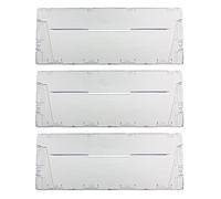 Lot de 3 façades de tiroir en plastique Spares2Go avec poignée rabattable pour réfrigérateur congélateur Indesit