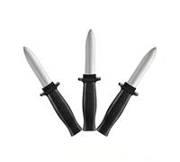 Lot de 3 Faux Couteau Rétractable en Plastique 18cm, Poignard Disparaissant pour Farce et Attrape Adulte, Couteau Papillon Entraînement, Accessoire de Spectacle de Magie, Poisson d'Avril, Prank