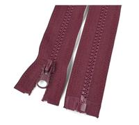 Lot de 3 fermetures éclair en résine à verrouillage automatique, 5#, 40 cm à 120 cm, pour veste, vêtement, couture, sac, manteau, accessoires,Couleur 5,40 cm