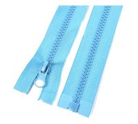 Lot de 3 fermetures éclair en résine à verrouillage automatique, 5#, 40 cm à 120 cm, pour veste, vêtement, couture, sac, manteau, accessoires,Couleur 8,60 cm