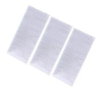 Lot de 3 feuilles d'autocollants alphabet coréen pour carnet d'écriture, pochoir, étiquette décorative, lettre coréenne