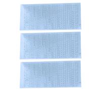 Lot de 3 feuilles d'autocollants alphabet coréen pour carnet d'écriture, pochoir, étiquette décorative, lettre coréenne
