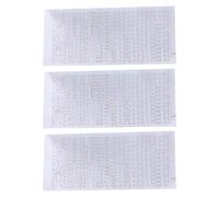 Lot de 3 feuilles d'autocollants de l'alphabet pour scrapbooking, journal, étiquette décorative pour fête