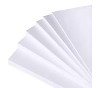 Lot de 3 feuilles de carton en mousse PVC de 15 mm pour travaux manuels, présentations, mariages, projets scolaires, durables et légers (1,5 x 10 x 10 cm)