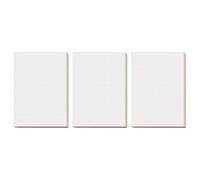 Lot de 3 feuilles de papier graphique - Filet d'écriture - Bloc-notes - Coussin de calcul doublé pour les élèves - Calcul graphique vide - Bloc-notes carré pour la page d'accueil