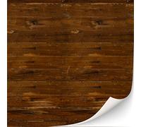 Lot de 3 feuilles de revêtement de sol autocollant pour maison de poupée à l'échelle 1:12 (planches patinées)