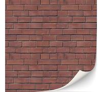 Lot de 3 feuilles de revêtement mural autocollant pour maison de poupée - Échelle 1:12 (style Townhouse)