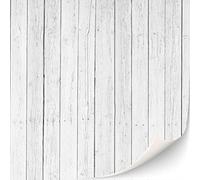 Lot de 3 feuilles de revêtement mural en briques autocollantes pour maison de poupée - Échelle 1:12 - Blanc
