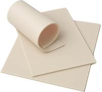 Lot de 3 feuilles de silicone double face A5 pour pratique du tatouage, 2,5 mm d'épaisseur, s'étire comme de la vraie peau, beige gris