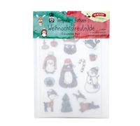 Lot de 3 feuilles de tatouages végétaliens pour enfants - Idée cadeau de Noël - Idéal comme remplissage de calendrier de l'Avent pour enfants