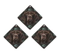 Lot de 3 feuilles d'encens parfumées à suspendre en forme de losange pour voiture, maison, voiture