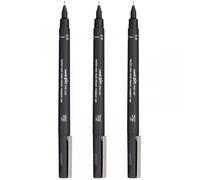 Lot De 3 Feutres De Dessin Uni Pin - 0.2 Mm - Noir - Uni-Ball