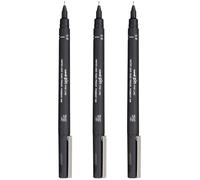 Lot de 3 feutres de dessin uni pin - 0.2 mm - Noir - Uni-ball