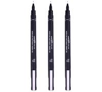 Uni Mitsubishi Pencil – Feutres de dessin Uni Pin – Pointe 0,3 mm Noir – Lot de 3