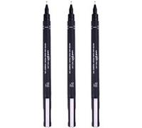 Uni Mitsubishi Pencil – Feutres de dessin Uni Pin – Pointe 0,3 mm Noir – Lot de 3