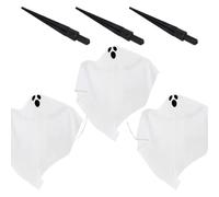 Lot de 3 figurines Specter alimentées par piles pour décoration d'Halloween pour porche, extérieur et intérieur