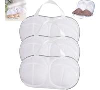 Lot de 3 filets à linge pour machine à laver, avec fermeture éclair cachée, filet pour sac de lavage soutien-gorge, sacs à linge, sacs à linge, sacs à linge durables pour lingerie, lingerie, linge