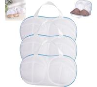 Lot de 3 filets à linge pour machine à laver, avec fermeture éclair cachée, filet pour sac de lavage soutien-gorge, sacs à linge, sacs à linge, sacs à linge durables pour lingerie, lingerie, linge