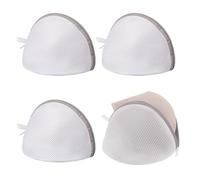 Lot de 3 filets à linge pour machine à laver, filet à linge avec fermeture éclair, sac de lavage pour machine à laver, filet de soutien-gorge perméable à l'eau pour protéger le soutien-gorge - Gris