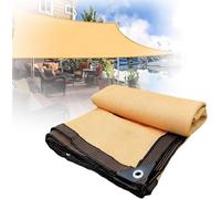 Lot de 3 filets d'ombrage anti-UV à 90 % pour balcon, serre, jardin, poulailler, pergola - Plusieurs tailles : 1 x 2 m, 5 x 4 m, 9 x 7 m, 12 x 15 m