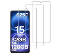 Lot de 3 films de protection d'écran en verre trempé pour DOOGEE Note 58/Note 58 Pro/Note 59 Pro/Note 59 Pro/Note 59, compatible avec les coques, anti-rayures, dureté 9H