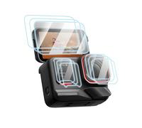 Lot de 3 films de protection d'écran en verre trempé pour Insta 360 Ace Pro 2 0,3 mm 3 grands films de protection d'écran + petit film de protection d'écran en verre trempé Dureté 9H