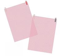 Lot de 3 Films de protection d'écran transparents A4 HD - Film de protection d'écran universel à découper soi-même -Film de protection pour GPS, appareil photo, montre, tablette, Incl. 10 lingettes +