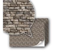 Lot de 3 films décoratifs autocollants pour modélisme - Echelle 1/87 H0 (échelle 3,5 mm) (Light Cottage)