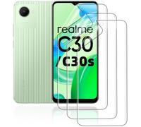 Lot De 3 Films Hydrogel Pour Realme C30/C30s ¿ Protection Écran Tpu Souple Hd, Couverture 3d Courbée, Auto¿Réparatrice, Anti¿Bulles Et Anti¿Rayures, Compatible Empreinte Digitale