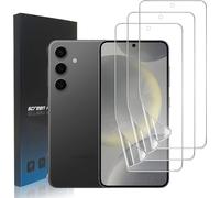 Lot De 3 Films Hydrogel Pour Samsung Galaxy S24 5g (6,2 Pouces) ¿ Film Tpu Flexible Hd, Sensibilité Tactile Accrue, Anti-Bulles, Sans Verre