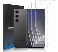 Lot De 3 Films Hydrogel Tpu Pour Samsung Galaxy S25 5g - Protection Écran Couvrante Intégrale, Ultra-Transparente, Auto¿Cicatrisant Et Compatible Capteur D¿Empreintes