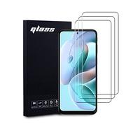 Lot de 3 films protecteurs d'écran Douglass 9H en verre trempé pour Motorola Moto G41/Moto G31 - Anti-rayures et anti-traces de doigts - Sans bulles - Ultra transparent - 99,99 %