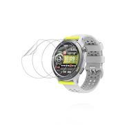 Lot de 3 films protecteurs d'écran en verre trempé pour montre intelligente Amazfit Cheetah Round avec bord en aluminium de renard - Protégez votre appareil avec un film durable