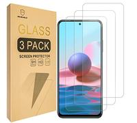 Lot de 3 films protecteurs d'écran Mr Shield conçus pour Xiaomi Poco M5s [verre trempé] [verre japonais avec dureté 9H]