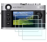 Lot de 3 films protecteurs d'écran pour appareil photo reflex numérique Leica M11 / M11-P / M-EV1 (pour accessoires), verre trempé dureté 9H 0,3 mm