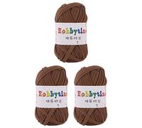 Lot de 3 fils à tisser super doux épais et épais pour t-shirt pour tricoter, couverture, sac à main, loisirs créatifs, 300 g