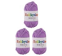 Lot de 3 fils à tisser super doux épais et épais pour t-shirt pour tricoter, couverture, sac à main, loisirs créatifs, 300 g