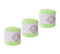 Lot de 3 fils de coton mercerisé doux et confortable pour tissus délicats et travaux manuels - Fil de coton mercerisé pour la fabrication de dentelle