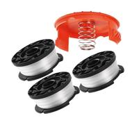 Lot de 3 Fils de Rechange pour pour Black+Decker A6481 A6485 AF-100-3ZP,Rechange Coupe Bordure pour ST5530-GB GLC3630L20-GB STC1820PC-GB BESTA530-GB BESTA525-GB1,65 mm 6.1 m
