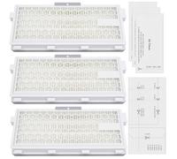 Lot de 3 Filtre Air Clean Plus 50 Compatible avec Miele S4 S5 S6 S8, Complete C2/C3, Compact C1/C2, Guard S1/L1/M1 Série, 3 SF-HA 50 Filtres HEPA, 3 Filtres de Protection Moteur et 3 Filtres AirClean
