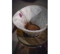 Lot de 3 filtres à café ATHIA pour Chemex, Hario V60, 100 % coton, réutilisables en forme de cône, pour goutteurs verseurs de 1 à 4 tasses, alternative écologique aux filtres en papier