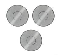 Lot de 3 filtres à café en acier inoxydable réutilisables en maille métallique pour cafetière à pression Hario - Résistant à la rouille pour un nettoyage facile - Passe au lave-vaisselle - Argenté