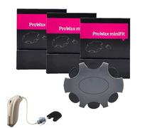 Lot de 3 filtres à cire de rechange pour appareils auditifs Oticon ProWax Minifit - Faciles à installer - Solution de voyage pour un usage quotidien