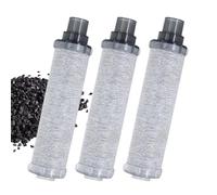 Lot de 3 filtres à eau de rechange pour purificateur d'eau de douche et robinet 11,6 x 2,8 cm