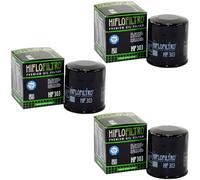 Lot de 3 filtres à huile Hiflo HF303 pour Honda Kawasaki Polaris Yamaha