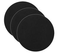 Lot de 3 filtres absorbants d'odeurs pour poubelle et poubelle à compost, filtres à charbon pour poubelle de cuisine, seau à compost de rechange, filtre à charbon actif, rond de 18,4 cm