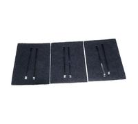 Lot de 3 filtres charbon (Kit AK204AE1) (59127-3615) Hotte (79X8361,AS0062457 DE DIETRICH SAUTER BRANDT FAGOR SANGIORGIO MASTERCOOK THERMOR)