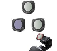 Lot de 3 filtres compatibles avec Insta360 Luna Pro, objectifs magnétiques en verre optique à montage rapide pour une photographie améliorée, noir nuit