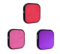Lot de 3 filtres de plongée sous-marine pour Insta360 Pro2 avec résilience environnementale pour brouillard pluvial et submersion