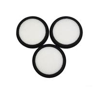 Lot de 3 filtres de qualité supérieure pour aspirateur P8, combinaison de couleurs blanc et noir